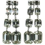Orecchini a goccia glamour con strass, Vogue