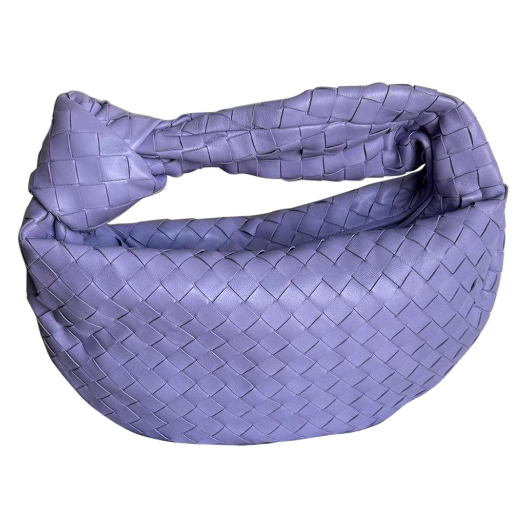 Bottega Veneta Teen Jodie Pequeña Piel de Cordero Lila Claro Morado 36cm en venta