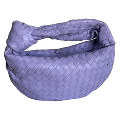 Bottega Veneta Teen Jodie Pequeña Piel de Cordero Lila Claro Morado 36cm