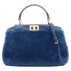 FENDI Peekaboo bleu fourrure de mouton fourrure de mouton fourrure de mouton fourrure de mouton fourrure de mouton fourrure de mouton fourrure de mouton fourrure de mouton fourrure de mouton fourrure de mouton