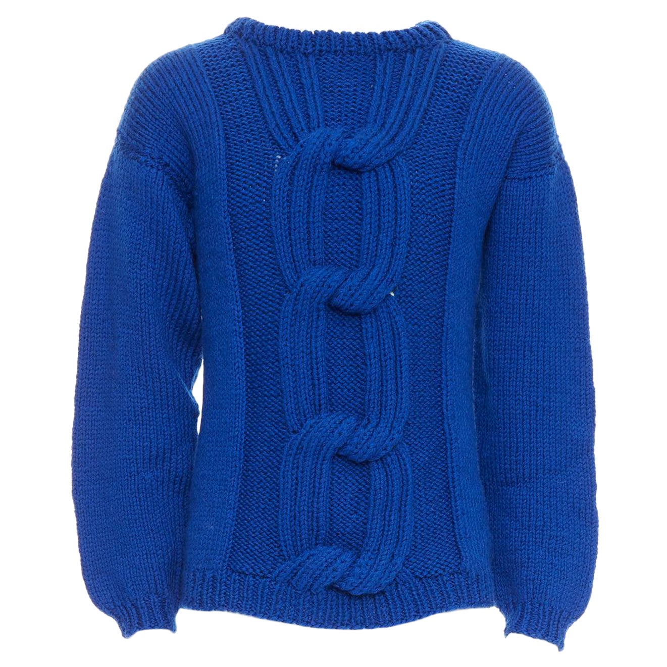 What is a cable knit sweater?