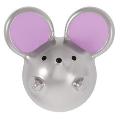 Orecchino Naimah Mouse Rodio