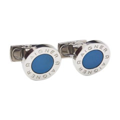 Boutons de manchette en acier inoxydable Aigner
