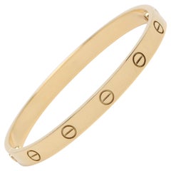Cartier Love 18K Yellow Gold Bracelet 17