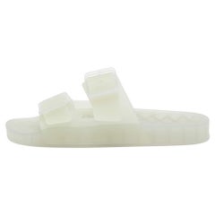 Balenciaga Transparent Rubber Sunday Flat Slides Size 44