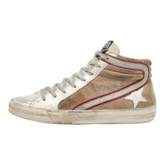 Golden Goose Multicolor Suede and Leather Slide Sneakers Size 40