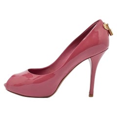 Louis Vuitton Pink Patent Leather Oh Really! Pumps Size 39