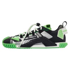 Dolce & Gabbana Multicolor Leather and Neoprene Ns1 Sneakers Size 41
