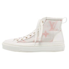 Louis Vuitton Sneakers Stellar in pelle e rete bianca misura 37,5