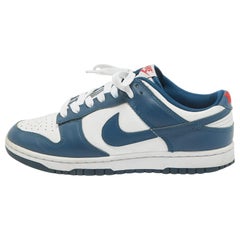 Air Jordan blu navy/bianco in pelle Air Jordan i Low Top Sneakers Taglia 42
