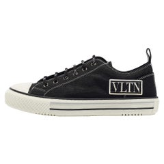 Valentino Black Mesh Giggies Sneakers Size 41