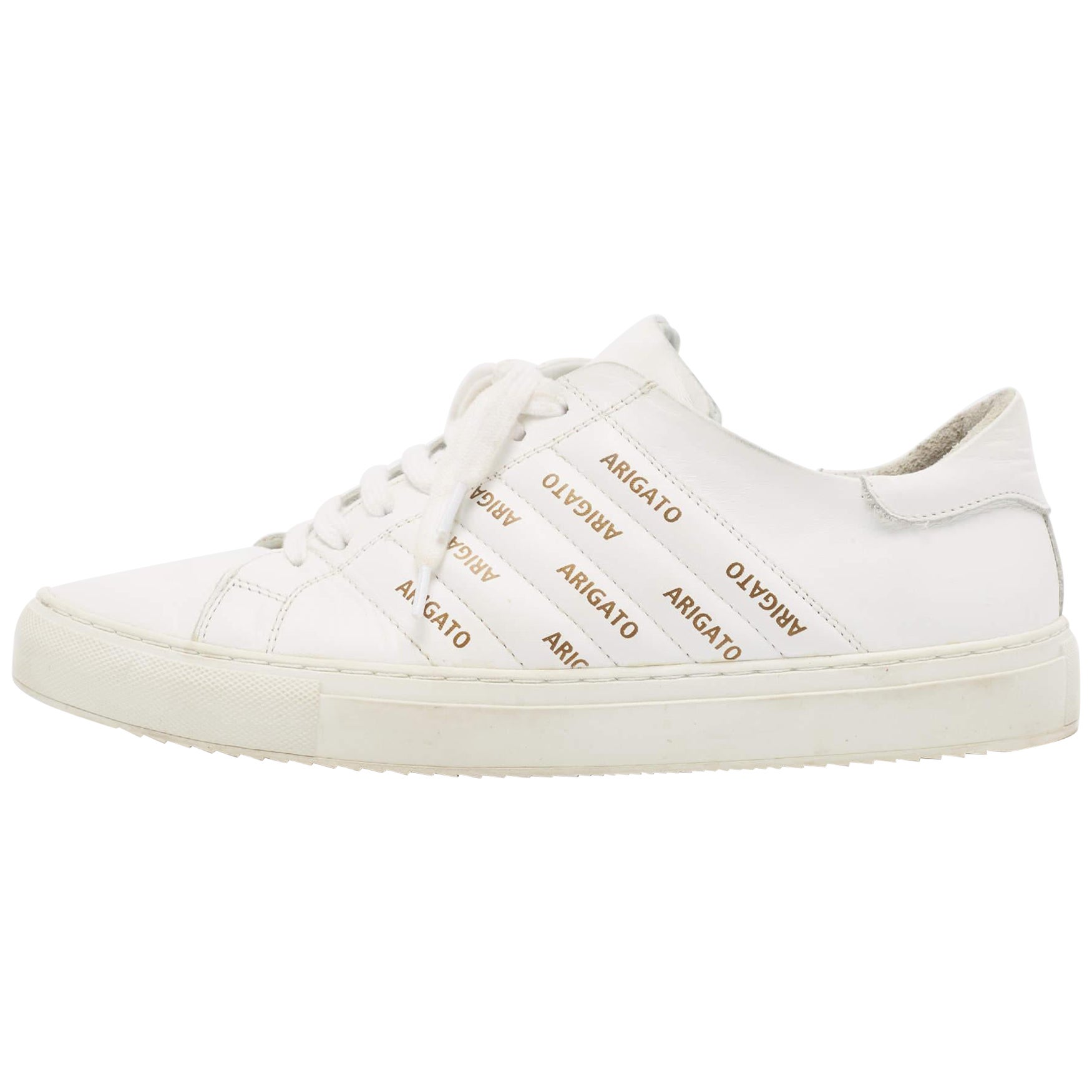Axel Arigato Weiße Low Top-Turnschuhe aus Leder Größe 43