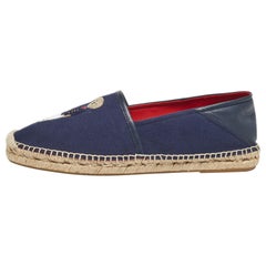 Ralph Lauren Marineblauer Denim Slip On Espadrille aus Denim Größe 41