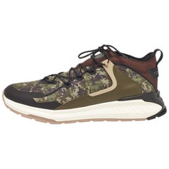 Tod's Baskets « No Code J » à imprimé camouflage vert taille 47