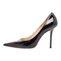Jimmy Choo Black Patent Leather Love Pumps Size 42