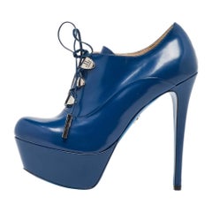 Loriblu Stivali in vernice blu taglia 37