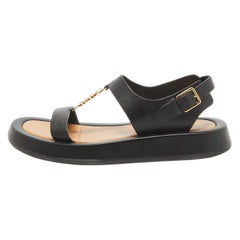 Burberry Sandali in pelle nera misura 37