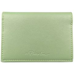 phillip lim wallet 3.1 PHILLIP LIM Green Leather Card Case Wallet