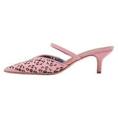 Malone Souliers - Mules in pelle rosa Maureen Taglia 38