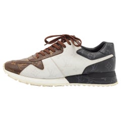 Louis Vuitton Brown/Black Canvas Run Away Low Top Sneakers Size 43