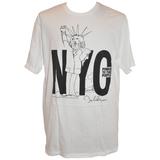 T-shirt in John Lennon "Limited Edition" "Power To The People" in cotone bianco