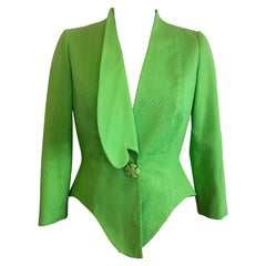 Chaqueta Mugler vintage verde