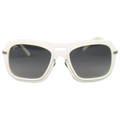 LOUIS VUITTON White Acetate & Metal Z0368U Aviator Sunglasses