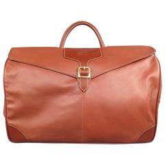 LONGCHAMP Tan Leather Large Carry-On Bag