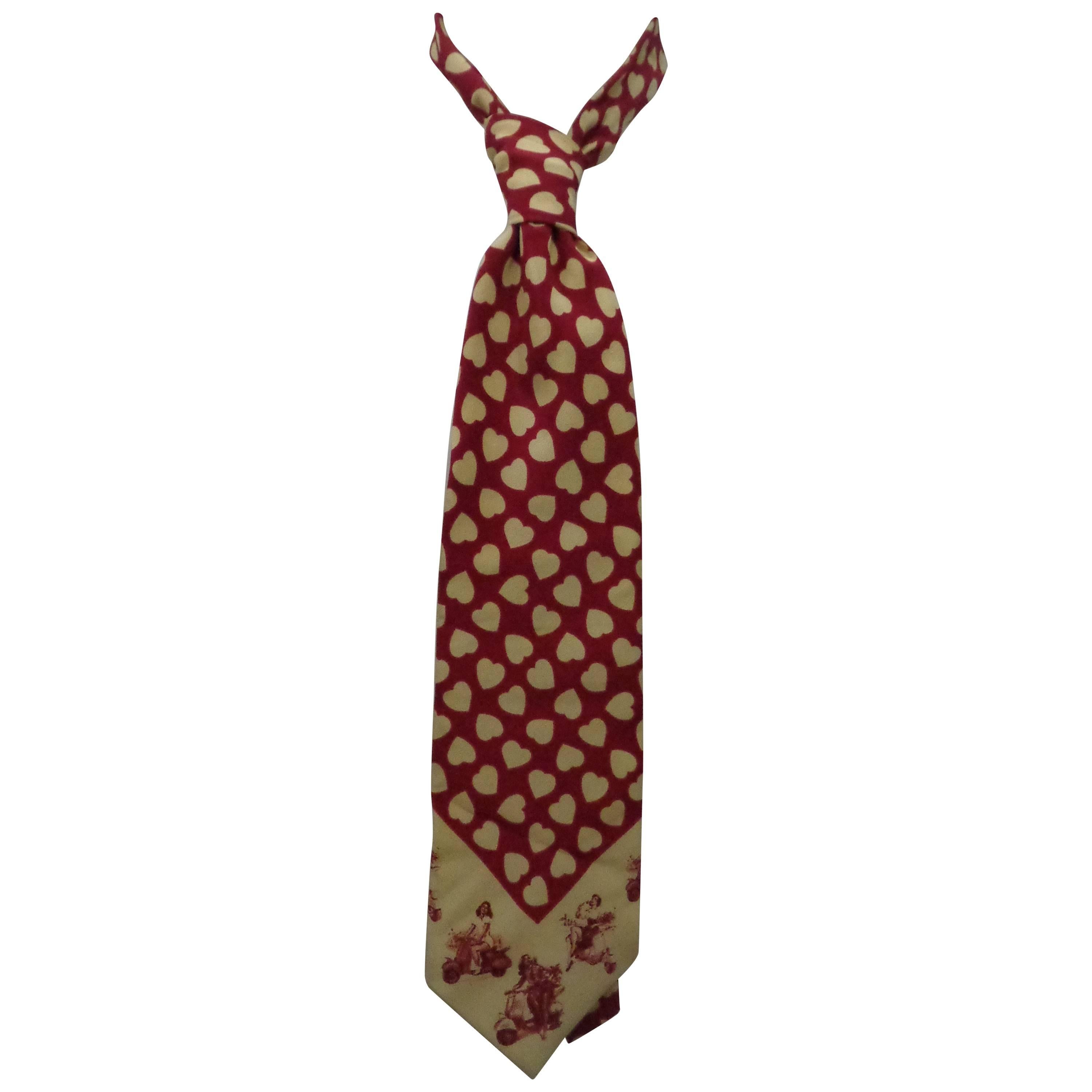Dolce & Gabbana Crear Red Silk Tie