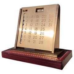 Hermès Perpetual Calendar Ephemeris Metal and Leather