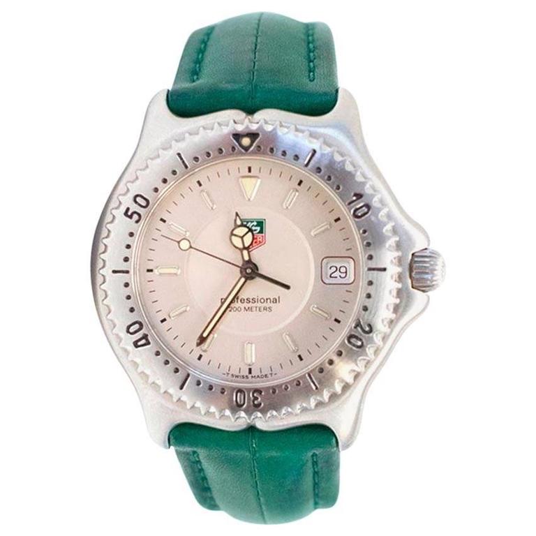 tag heuer professional leather strap