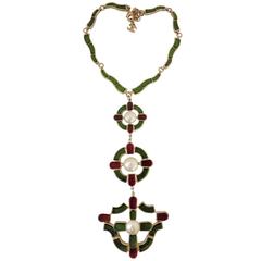Important Chanel Massive runway necklace Monte carlo Pre Fall 2007 NIB 10