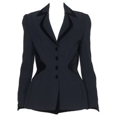 Thierry Mugler Sculptural Tailored Hourglass Blazer Jacket, circa 1995