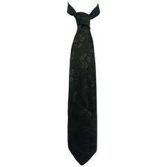 Chanel Green Silk Tie