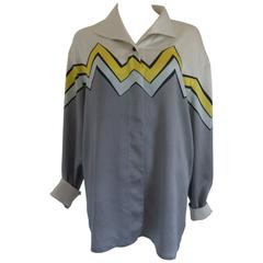 Escada by Margaretha Ley Silk Shirt 7