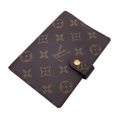 Louis Vuitton Vintage Monogram Canvas Agenda Cover PM 6 Ring