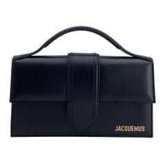 Jacquemus Black Leather Le Grand Bambino Structured Shoulder Bag