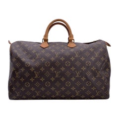 Louis Vuitton Vintage Canvas Monogram Speedy 40 Bag Satchel