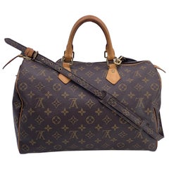 Louis Vuitton Monogram Canvas Speedy 35 Bandouliere Bag