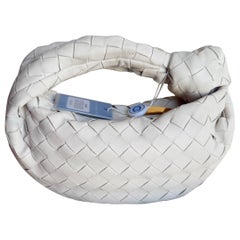 Bottega Veneta Jodie Mini White Leather Gold Hardware