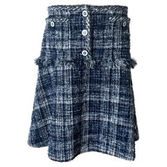 Chanel Lesage Tweed Skirt 2018 Spring Collection 42 FR