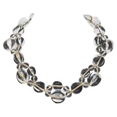 1980's Anne Klein Couture Lucite Necklace 11