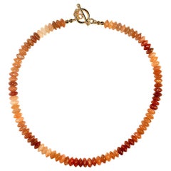 Collana AJD Mocha Mousse Moonstone Sophisticated da 17 pollici