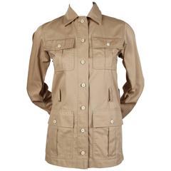 1970's YVES SAINT LAURENT SAFARI tan jacket 3