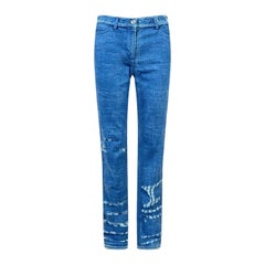 Chanel París / Londres Vaqueros azules 36 FR