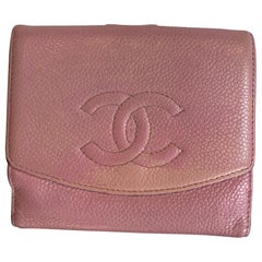 Cartera Chanel rosa vintage