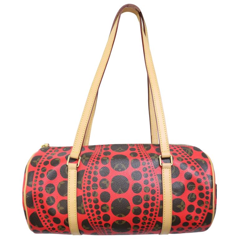 Louis Vuitton x Yayoi Kusama Red Monogram Pumpkin Dots Papillion Bag at  1stDibs