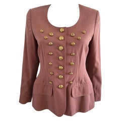 90s Lolita Lempicka Rose Button Jacket