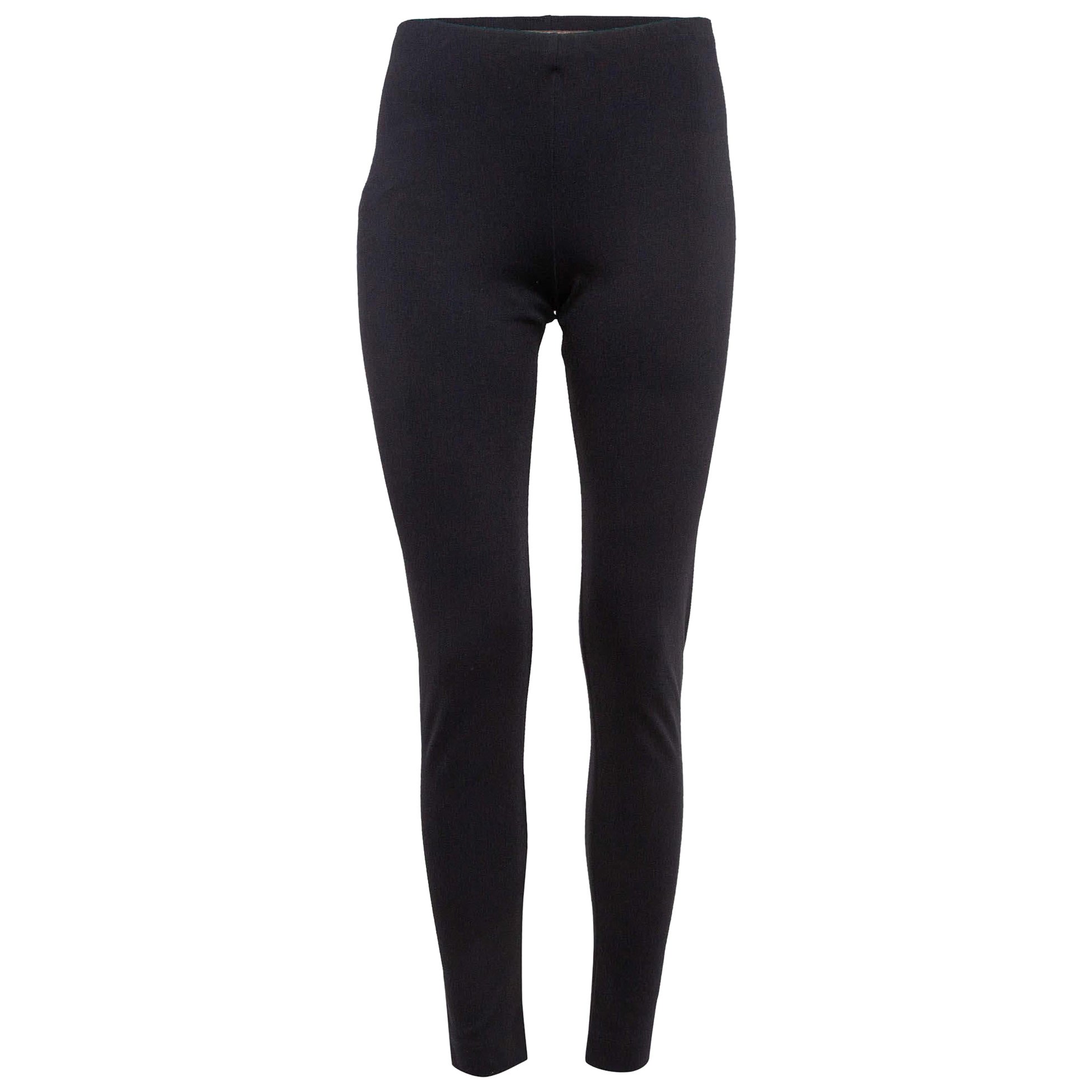 Roberto Cavalli Navy Blue Stretch Knit Leggings M
