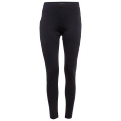 Leggings Roberto Cavalli bleu marine en tricot extensible M